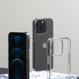 Luxury Tempered Glass Clear Case Transparent Hard Case Fundas