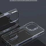 Luxury Tempered Glass Clear Case Transparent Hard Case Fundas