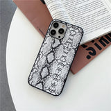 Luxury brand 3D sexy leopard snake crocodile skin phone case