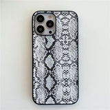 Luxury brand 3D sexy leopard snake crocodile skin phone case