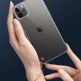 Slim Frameless Clear Phone Case For iPhone 16 Transparent Plastic Cover