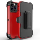 3 IN 1 Heavy Duty Armor Shockproof + Belt Clip Case