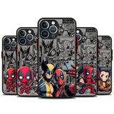 Marvel Deadpool And Wolverine Clear Matte Phone Case