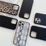 Luxury brand 3D sexy leopard snake crocodile skin phone case