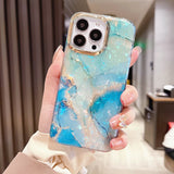 Luxury Marble Shell Pattern Phone Case Soft Shockproof Bumper Cover