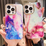 Luxury Marble Shell Pattern Phone Case Soft Shockproof Bumper Cover