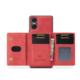 DG.MING 2In1 Detachable Magnetic Leather Wallet Phone Case Wallet+Basic Case