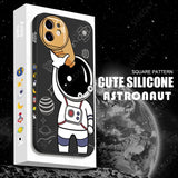 Creative Astronaut Silicone Soft Case Shockproof Phone Cover