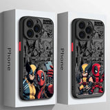 Marvel Deadpool And Wolverine Clear Matte Phone Case