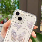 Butterfly Crystal Clear Case Shockproof Cover