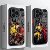 Marvel Deadpool And Wolverine Clear Matte Phone Case