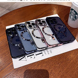 Plating Soft TPU Full Lens Protect Case For iPhone 16 Magsafe Magnetic Wireless Charging Clear Cover