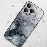 Colorful Marble Case Luxury Silicone Shockproof Lanyard Case Cover