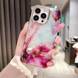 Luxury Marble Shell Pattern Phone Case Soft Shockproof Bumper Cover