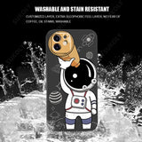 Creative Astronaut Silicone Soft Case Shockproof Phone Cover