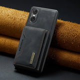 DG.MING 2In1 Detachable Magnetic Leather Wallet Phone Case Wallet+Basic Case