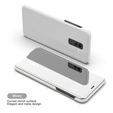 Flip mirror cases cover For iphone stand book Protection coque