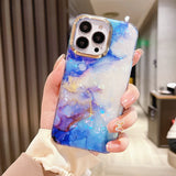 Luxury Marble Shell Pattern Phone Case Soft Shockproof Bumper Cover