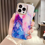 Luxury Marble Shell Pattern Phone Case Soft Shockproof Bumper Cover