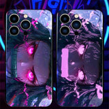 2024 Japanese Popular Anime Role Smart LED Light Up Glass Phone Case