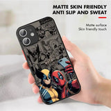 Marvel Deadpool And Wolverine Clear Matte Phone Case