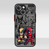 Marvel Deadpool And Wolverine Clear Matte Phone Case