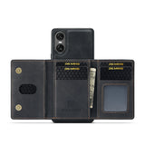 DG.MING 2In1 Detachable Magnetic Leather Wallet Phone Case Wallet+Basic Case