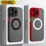 NNBILI Magnetic Matte Case Shockproof Armor Covers