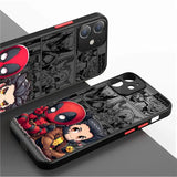 Marvel Deadpool And Wolverine Clear Matte Phone Case