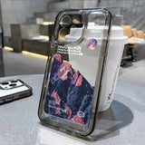 Moon Phone Case Fundas Silicone Mountain Cover