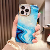 Luxury Marble Shell Pattern Phone Case Soft Shockproof Bumper Cover