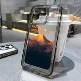 Moon Phone Case Fundas Silicone Mountain Cover