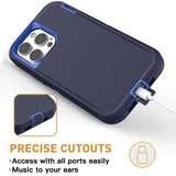 3 IN 1 Heavy Duty Armor Shockproof Dust-Proof Case Cover